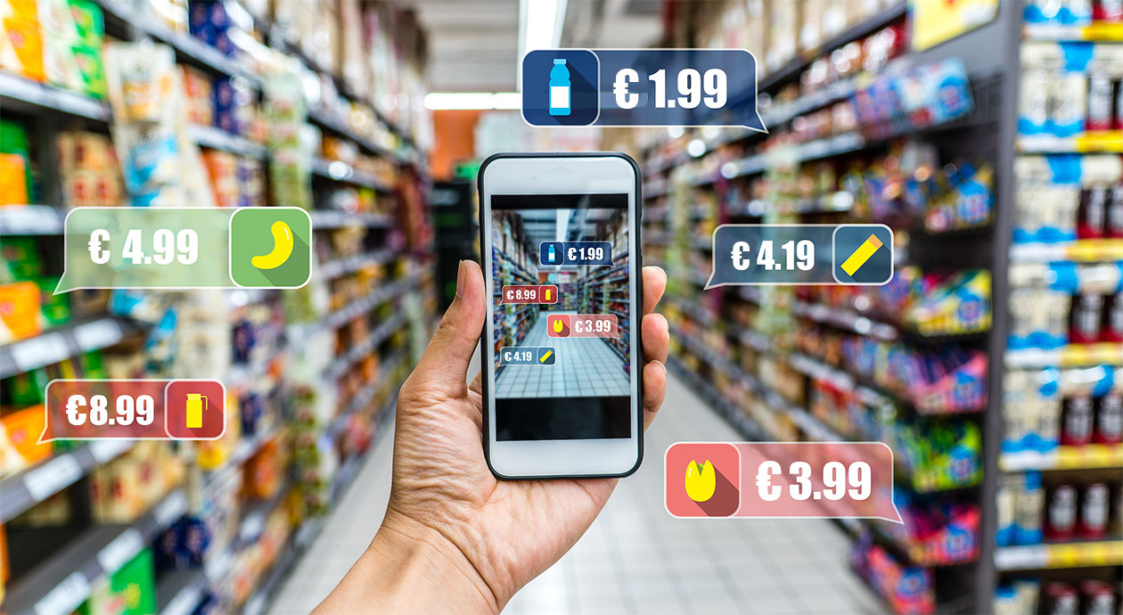 Augmented Reality (AI) in de supermarkt